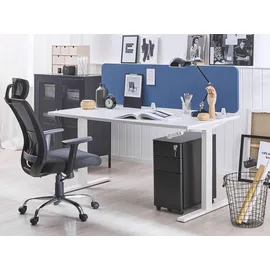 Beliani Schreibtischtrennwand WALLY 180 x 40 x 2 cm