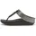 FitFlop Halo Bead Circle Metallic Toe Post Keilsandale, Pewter Black, 38 EU