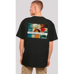 T-Shirt F4NT4STIC "Pinocchio", Herren, Gr. 4XL, schwarz, Obermaterial: 100% Baumwolle, casual, oversize, Rundhals, Kurzarm ohne Bündchen, Shirts, Retro, Heroes of Childhood, TV Serie