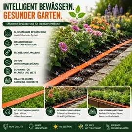 Bradas Flexibler Sprühschlauch 7,5 m schwarz