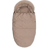 jollein Fußsack Embossed Milky Coffee Winterfußsäcke