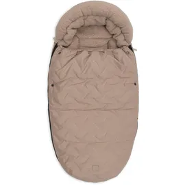 jollein Fußsack Embossed Milky Coffee Winterfußsäcke