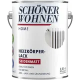 Schöner Wohnen Heizkörperlack Weiß seidenmatt 2,5 l