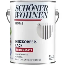 Schöner Wohnen Heizkörperlack Weiß seidenmatt 2,5 l
