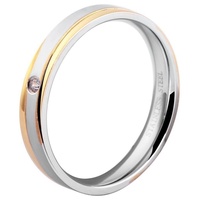 AKZENT Partnerring Sensual Meaning, Damen Ring silberfarben 62