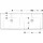 Geberit Renova Plan Doppelwaschtisch 130 x 48 cm 501713008