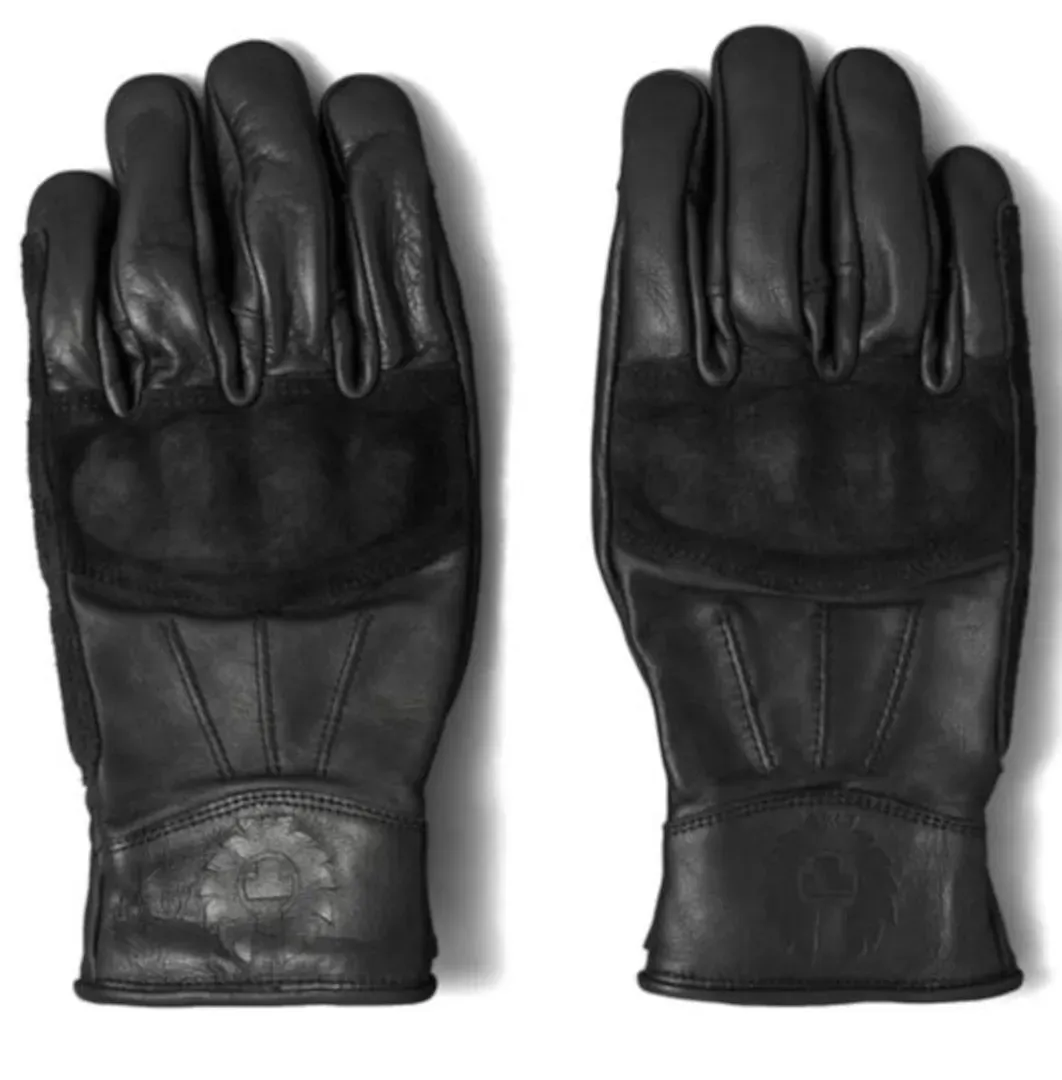 Belstaff Clinch waterdichte motorhandschoenen, zwart, XL Voorman