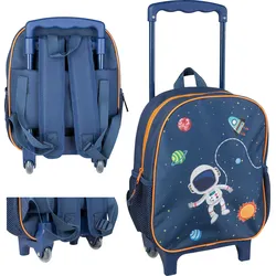Idena, Rucksack, Rucksack-Trolley Astronaut, Blau