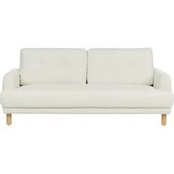 3-Sitzer Sofa Stoff cremeweiß TUVE