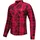 Rusty Stitches Liss V2 Motorradjacke Rot/Schwarz 42