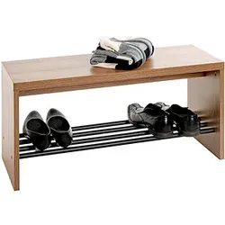 HAKU Möbel Schuhbank 37149 eiche-dunkel Holz 80,0 cm