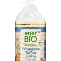 enerBiO Kichererbsenwaffeln mit Reis und Meersalz - 100.0 g