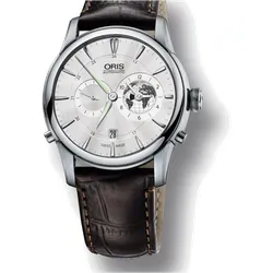 Oris Culture Greenwich Mean Time Limited Edition 01 690 7690 4081-Set LS - silber,braun - 42mm
