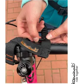 Kommit kommit® Bike Bungee, flexible Befestigung für Bike Zugsystem, schwarz