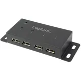 Logilink USB 2.0 Hub mit 4-Ports aus Metall
