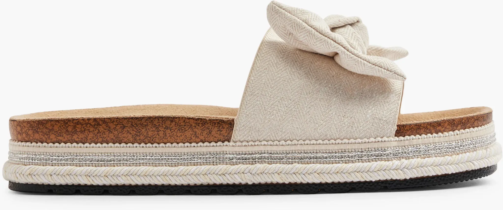 Graceland  Tieffuß Pantolette Beige, Damen, Größe: 39, Material: Mikrofaser/Synthetik - Graceland  Tieffuß Pantolette Beige, Damen, Größe: 39, Material: Mikrofaser/Synthetik - woman - Beige