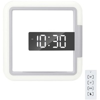 Ownant Led Wanduhr Wanduhr Digital 7 Farben Wanduhr Uhr Wand Mit Temperaturanzeige Digital Uhr Für Home,Office,Küche,Schul