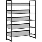 Homcom Schuhregal 30 x 102 x 72 cm schwarz / schwarz