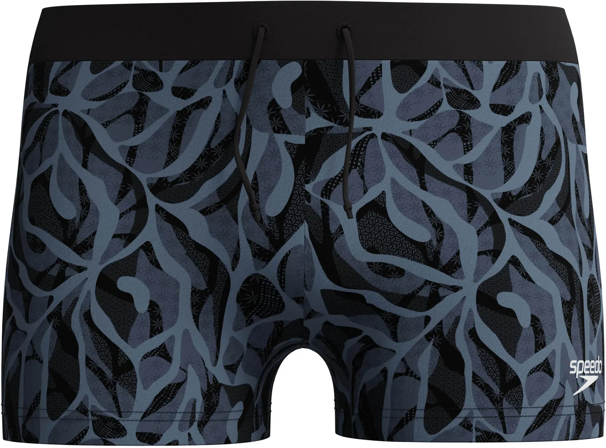 SPEEDO Valmilton Badehose Herren in blk-dkgry, Größe 9 - schwarz
