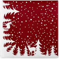 Sovie Horeca Serviette Marvin in Bordeaux aus Linclass® Airlaid