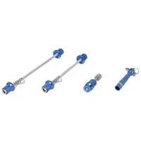 XLC QR-L08 Schnellspannset, diebstahlgesichert, limegreen, (1 Set)