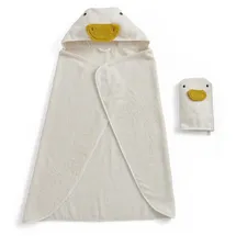 Christy Baby Gans Handtuchset 2-tlg. weiß