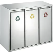 ReinigungsBerater Wertstoff-Sortieranlage 24 l Silber