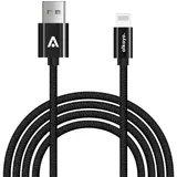 Alkaya USB-A auf Lightning 1 m Schwarz