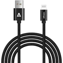 Alkaya USB-A auf Lightning 1 m Schwarz