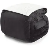 Blumtal Kuscheldecke, Anthrazit, Textil, Rechteckig, 200x150 cm Oeko-Tex® Standard 100, Wohntextilien, Decken, Kuscheldecken