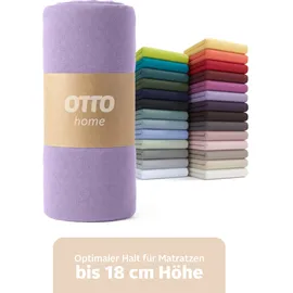 OTTO home Spannbettlaken Jersey 200 x 200 cm lila