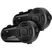 Fodsports V6S Motorrad-Sprechanlage im Doppelpack