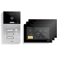 GVS - 3-Familienhaus IP Video Türsprechanlage AVS1091A - Mit
