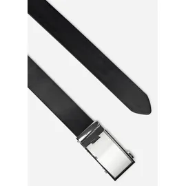 Monti Herrengürtel Leder 3,5 cm schwarz 120