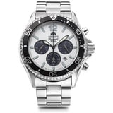 Orient Mako Solar Panda RN-TX0203S Chronograph Herren Armbanduhr Edelstahl