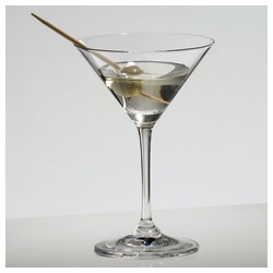 RIEDEL Glas Gläser-Set Vinum Martini 2er Set, Kristallglas weiß