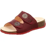 Damen Mizzi nachhaltige Hausschuh Pantolette, 5000 Rosso/Kombi, 42 EU