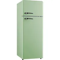 Schoepf RKG218SG Retro-Kühl-Gefrierkombination (211 l, 1456 mm hoch, Grün)