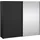 Tvilum Schiebetürenschrank Como 245 x 220 x 0 cm Schwarz