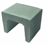 Diephaus U-Stein Grau 40 x 40 x 40 cm