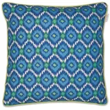 Pip Studio Zazu Dekokissen 53 x 53 cm Blau