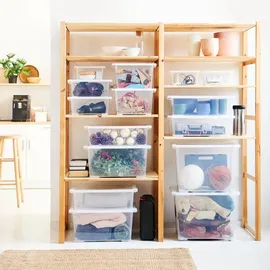 Rotho Aufbewahrungsbox Evo Easy 15 l Kunststoff Transparent