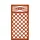 Andrewex Sichtschutzelement Malaga mit Gitter 180 cm teak