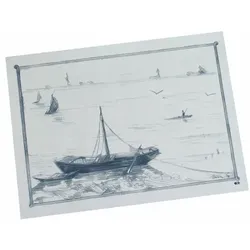 PAPSTAR 100 Tischsets, Papier 30 cm x 40 cm weiss "Ruderboot"