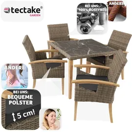 Tectake Tarent Set 5-tlg. Beige
