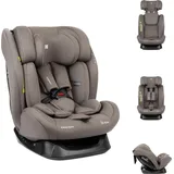 KIKKABOO Kindersitz i-Explore i-Size (40 - 150 cm) verstellbare Kopfstütze, Gurt braun