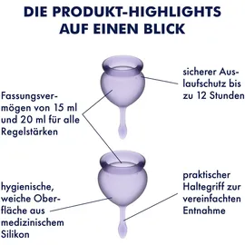 Satisfyer Feel Good Menstruationstasse 2 St.