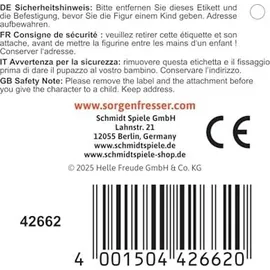 Schmidt Spiele Schmidt 42662 - Sorgenfresser Boogie Woogies, Sharko, 25 cm, Plüsch, Limited Edition