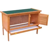 Susany Kaninchenkäfig Kaninchenstall Kleintierhaus Hasenstall Beschichtetes, ausziehbares Schubfach für einfache Reinigung Kleintierstall Kleintierkäfig Geeignet für Kaninchen,Witterungsbeständig