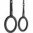 Gorilla Sports GORILLA SPORTS® Turnringe - 2X Gurte und 2X Trainingsringe 23 cm, bis 200kg Belastbar, verstellbaren Buckles Straps, Kunststoff oder Holz - Olympische Gymnastikringe, Gym Rings, Fitness Ringe, Turnen